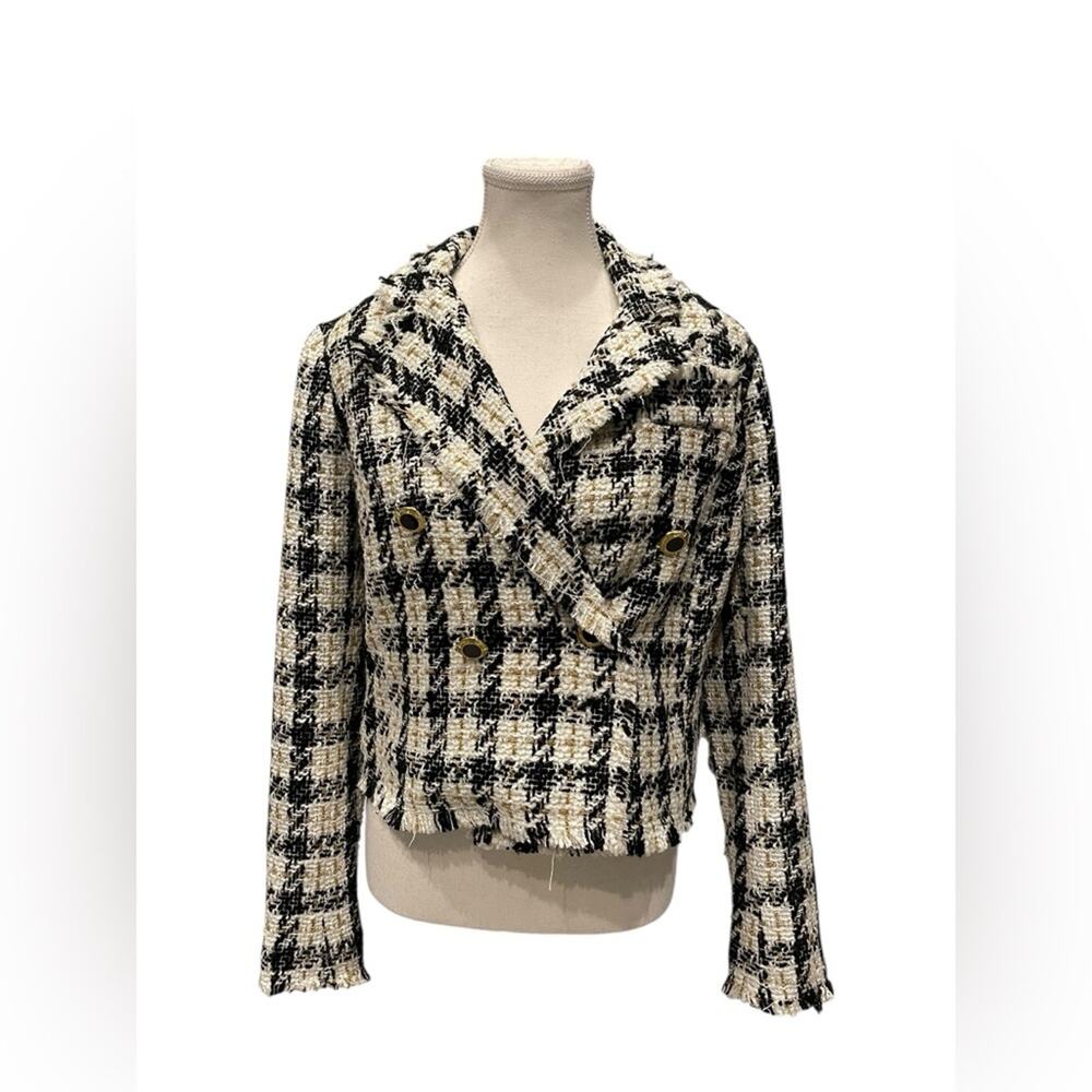 House of Harlow 1960 Plaid Print Blazer Size: S